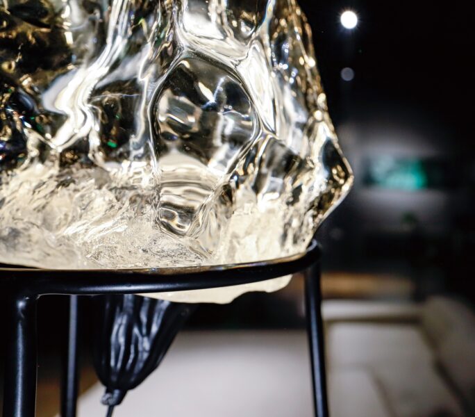 Ethereal Stone floor lamp